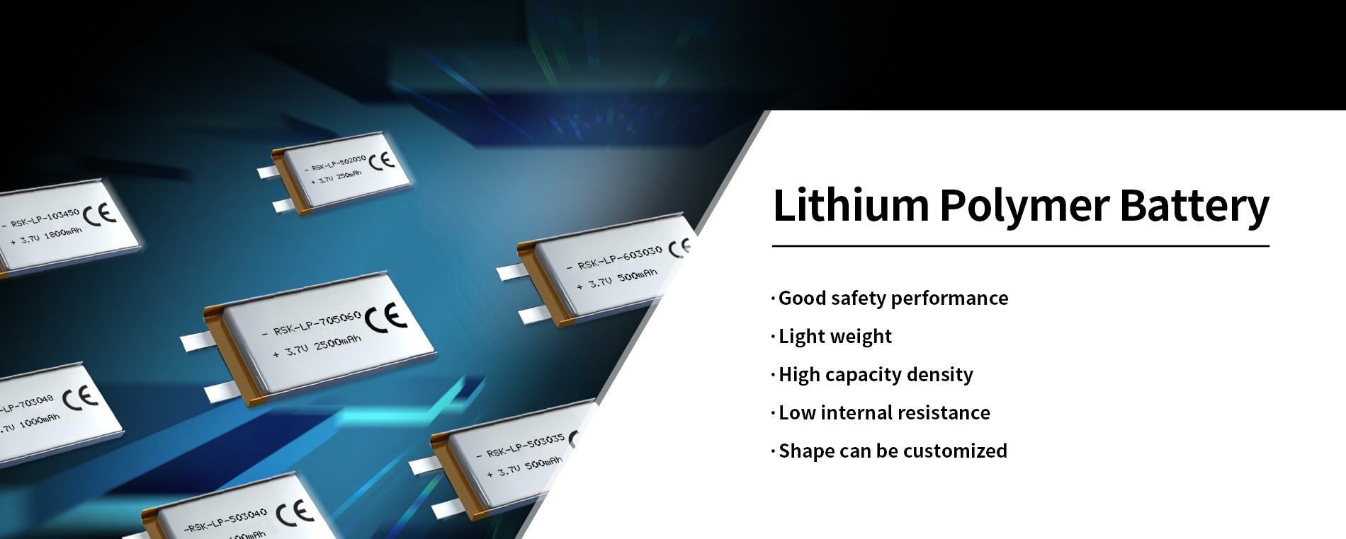 kualitas Lithium Polymer Battery Cell pabrik