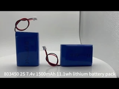 Pak baterai lithium 803450-2s 7.4v 1500mAh