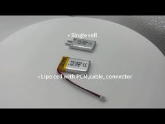 Sel baterai lithium li polymer RESKY LP502030 3.7v 250mAh