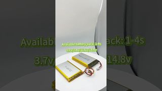 Baterai Daya 605080 3.7V Sel Baterai Polimer Lithium VS 605080-2S 7.4V 3000MAh Paket Baterai Lipo