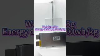 Sel baterai polimer litium semi-padat tegangan tinggi 3.9V 16Ah yang dapat diisi ulang untuk aplikasi Rc