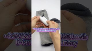 Kaus kaki pemanas listrik dengan sel baterai isi ulang 3.7v 2200mAh hingga 3200mAh li-ion 18650