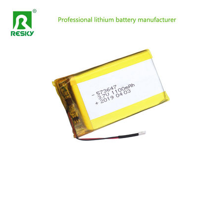 Beli Prismatic Pouch Lithium Polymer Battery Cell 573647 553450 3.7V 1100mAh Baterai penyimpanan daya online manufacture