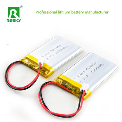 Beli Sel Baterai Lithium Polymer 523450 1000mAh Untuk Instrumen Komunikasi online manufacture