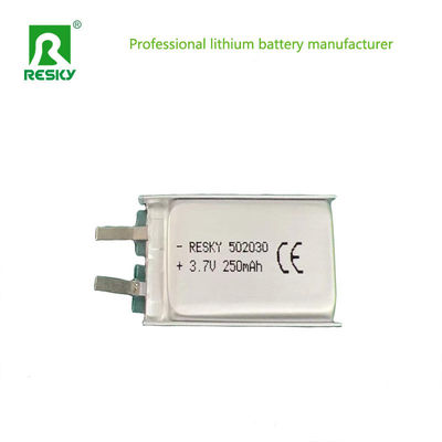 Beli Baterai Lipo Isi Ulang 502030 3.7v 250mAh Sel Baterai Lithium Ion Untuk Audiovisual pembuatan online