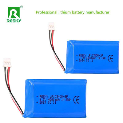 Beli Baterai Li Polymer yang dapat diisi ulang 103450 1s2p 3.7V 4000mAh online manufacture