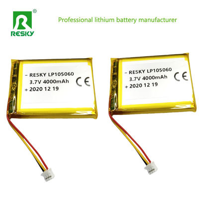 Beli 105060 Lithium Polymer Lipo Baterai 3.7V 4000mAh Untuk Bluetooth Speaker online manufacture