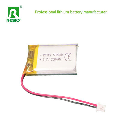 Beli Lithium Polymer Lipo Battery Cell 502030 3.7v 250mAh Untuk Speaker Bluetooth online manufacture