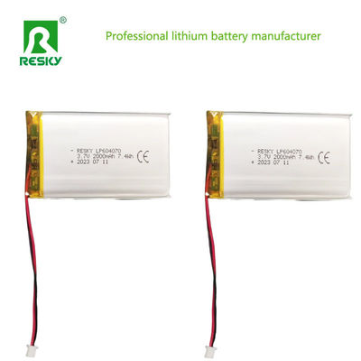 Beli 604070 Lithium Polymer Battery Cell 3.7v 2000mAh Daya Baterai Lipo Untuk Konsumen online manufacture