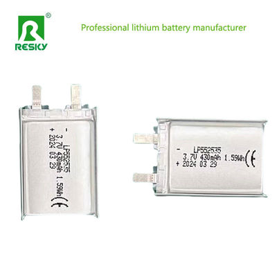 Beli Baterai Lipo yang disesuaikan 552535 3.7V 430mAh 400mAh Daya online manufacture
