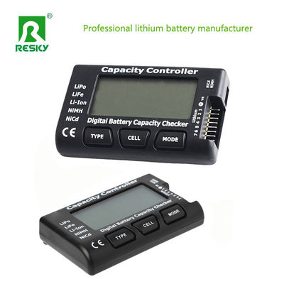 Beli RC Aksesoris LCD Display 2-6s Lithium Battery Voltage Meter Tester Balancer online manufacture