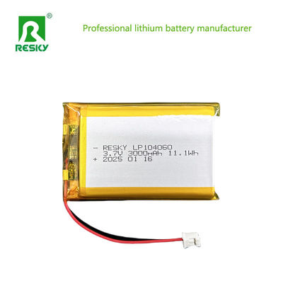 Beli 3.7V Lithium Polymer Battery Pack 104050 104060 3000mAh Lithium Ion Baterai online manufacture