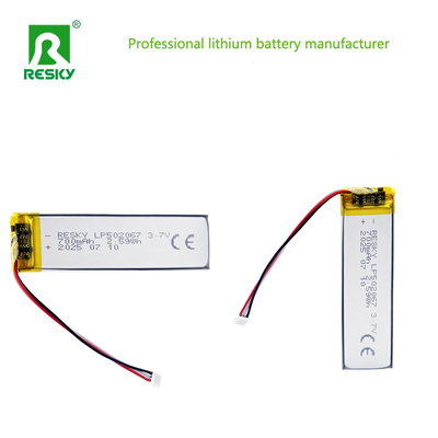 Beli Power Lithium Battery 502065 3.7V 700mAh Rechargeable Battery Cell For Smart Watch pembuatan online