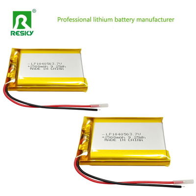 Beli Sel Surya Baterai 104050 3.7v 2500mAh 9.25wh Baterai LiPolymer Isi Ulang Untuk Speaker Bluetooth pembuatan online