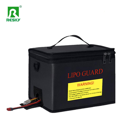 Beli Perak hitam Waterproof Fireproof Explosion Proof RC Lipo Safe Bag 215X145X165mm Untuk pengisian aman pembuatan online