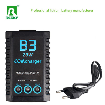 Beli B3 20W Balance Rechargeable Lipo Battery Charger For 2s 3s 7.4V 11.1V RC Car Airplane Batteries pembuatan online