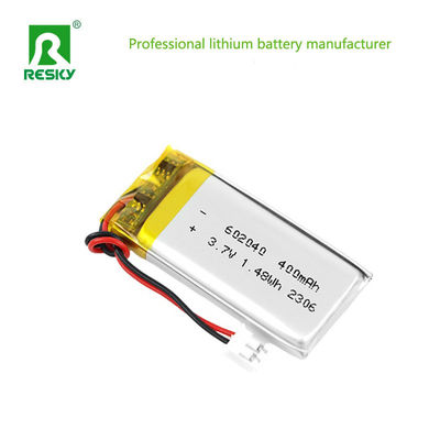 Beli Sel Baterai Lithium Polimer 602040 400mAh 450mAh 3.7V 1.48wh Power Lipo Li-Polymer Battery pembuatan online