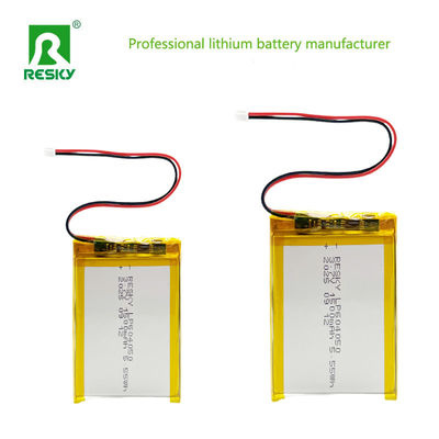 Beli Lithium Polymer Battery Cell 604050 3.7v 1500mAh 5.55wh Bluetooth Speaker Rechargeable Batteries pembuatan online