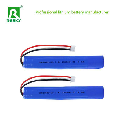 Beli Power Batteries 18650 2S1P 7.4V 2000mAh 2600mAh 5C Lithium Ion Battery Pack  With MSDS/UN38.3 pembuatan online