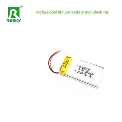 Baterai Lithium Polymer yang dapat diisi ulang Sel Baterai 602035 3.7V 400mAh Untuk Keyboard Bluetooth Universal