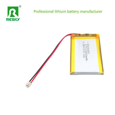 Sel Baterai Lithium Polimer Surya 3.7V 604060 654060 Baterai 2000mAh Untuk Perangkat Pertukaran Portable
