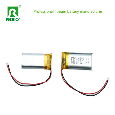 902040 102040 Lithium Polymer Cell Rechargeable 3.7V 750mAh Untuk Perangkat Kecantikan