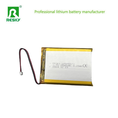 505573 Lithium Ion Polymer Cell 2500mAh 3.7V 7.4V Untuk Perangkat Medis