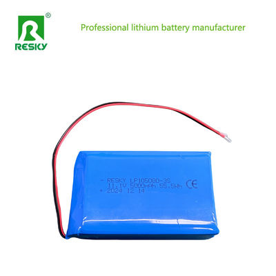 Solar Li Polymer Battery Cell 105080 3S 11.1V 5000mAh Untuk Remote Control Boat