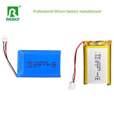 2s Lithium Polymer Battery Pack 103450 7.4v 2000mAh 14.8wh Baterai Li-ion