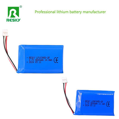Baterai Lithium Polymer Flat Cell 803450 2p 3.7V 1500mAh 3000mAh Baterai Daya