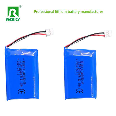 Sel Polimer Lipo Li yang dapat diisi ulang 803450 3.7V 1500mAh 5.5wh