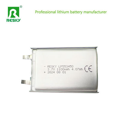 Baterai Lithium Polymer yang dapat diisi ulang sel 523450 553450 603450 Baterai Lipo