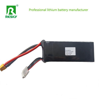 Baterai Lithium RC ringan 22.2V 2600mAh 6s 35c Baterai Lithium Polymer