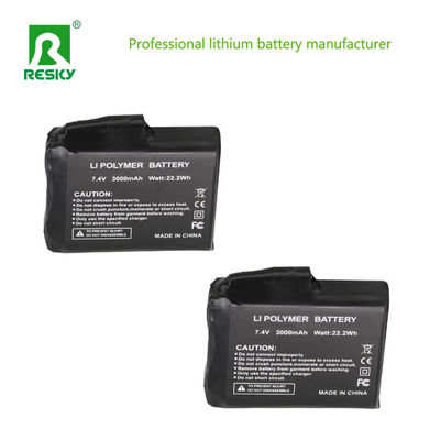 Sarung Tangan Pemanas Baterai Li-Polymer isi ulang 3.7V 4000mAh