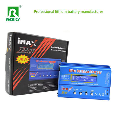 Imaxb6 RC Lipo Balance Charger 80W 1-6A Untuk 2-6s Lithium Polymer Battery Pack