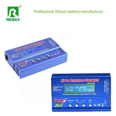 Baterai Lithium RC Balance Charger Imaxb6 80W 6A 7.4V 11.1V 14.8V 18.5V 22.2V