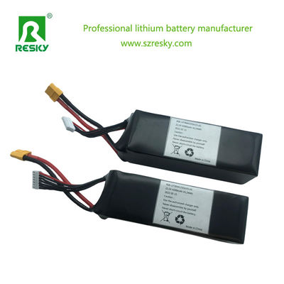 Uav RC Lithium Ion Baterai 7545135 30c 4200mAh 22.2V Daya