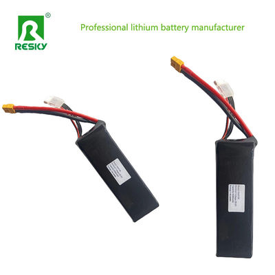 Pesawat Li Ion RC Baterai 2600mAh 11.1V 12V 15c Lithium Ion Polymer Baterai
