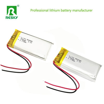 GPS Lithium Polymer Battery Pack 902040 700mAh 750mAh 3.7V 7.4V Baterai Lipo