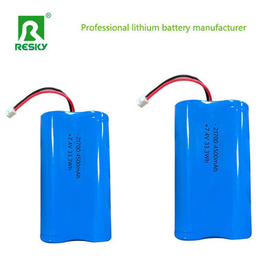 Lithium Cell 21700 7.4v 5000mAh 18.5wh Paket Baterai Lithium Ion Terisi Ulang Untuk Cahaya Surya