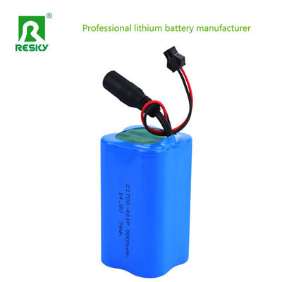 21700 5000mAh Baterai Sel 14.8v 74wh Paket Baterai Li-Ion untuk Lampu Jalan Surya dengan 300g