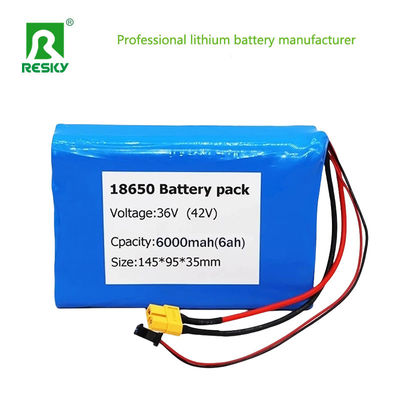 Paket Baterai Skuter Listrik 36V 6Ah 10s3p Baterai Li-Ion 18650