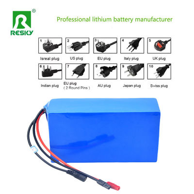 Sel Lithium ICR18650 3.7v 2600mAh 36V 7.8Ah Paket Baterai Li-Ion Untuk Skuter Listrik