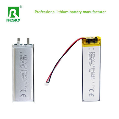 Lithium Polymer Battery Cell 502065 502067 3.7V 700mAh Lithium Cell yang dapat diisi ulang