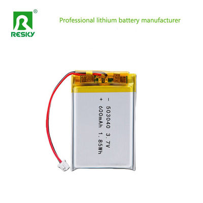 Sel Lithium Polimer Baterai 503040 600mAh 3.7V 7.4V 2.22wh Untuk Perangkat Kecantikan Portabel