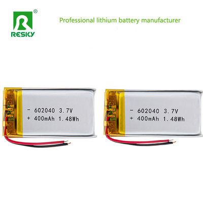 Sel Surya Lithium Polymer Battery Cell 602040 450mAh 3.7V Paket Baterai Lipo Isi Ulang