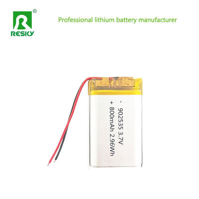 Baterai Li-Polymer Isi Ulang 102040 902040 3.7V 800mAh 850mAh Sel Baterai Lithium